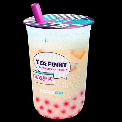 Милкшейк Орех-карамель с шариками вишня S в Tea Funny по цене 403 ₽