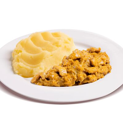Картофельное пюре с курицей карри в Сковородовна по цене 379 ₽