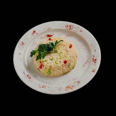 Рис отварной с овощами в Леон по цене 180 ₽