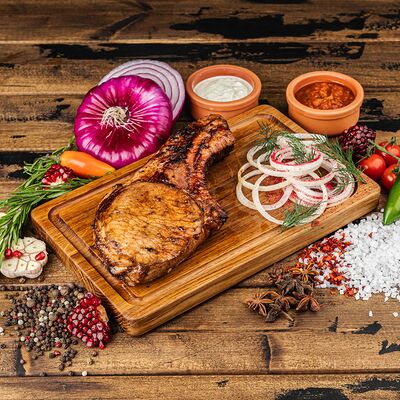 Корейка на ребре в Люблю мясо по цене 550 ₽