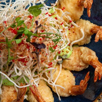 Креветки в соусе васаби в Wine and Whiskey by Simple по цене 850 ₽