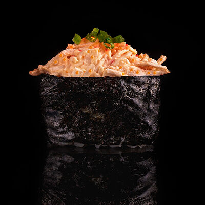 Острые суши с крабом и луком сибулет в Евразия экспресс по цене 95 ₽