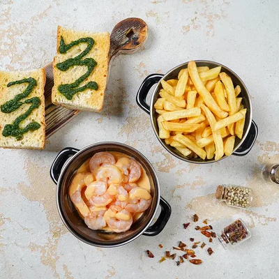 Креветки в карри-соусе в Мидийный дом по цене 1104 ₽