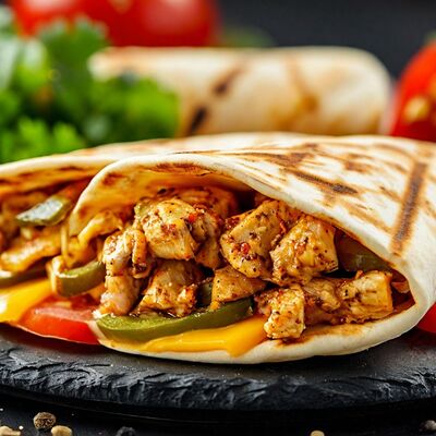 Шаверма классическая с халапеньо и сыром в Mangal по цене 540 ₽