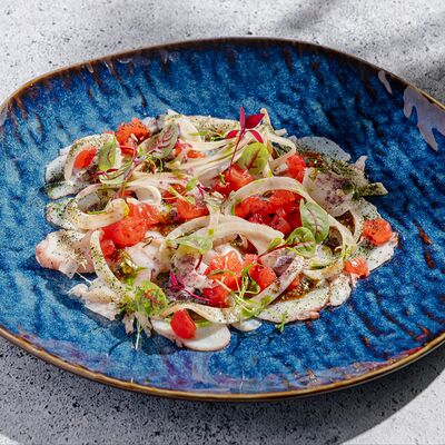 Карпаччо из осьминога с фенхелем в Rose Mary по цене 850 ₽