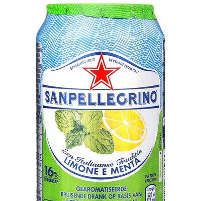 Напиток San Pellegrino Лимон-мята в Густо Итальяно по цене 320 ₽