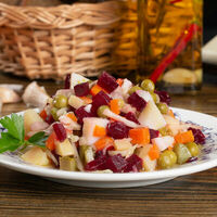 Салат Винегрет в Вобла