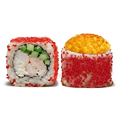 Запеченная Калифорния с креветкой в Pomodoro по цене 500 ₽