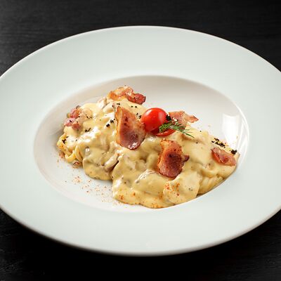 Карбонара в Бк первый по цене 680 ₽