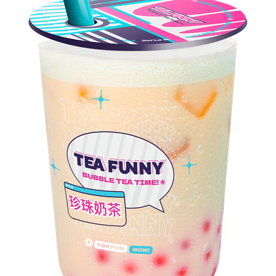 S Орех-карамель с бабл-шариками в ассортименте в Tea funny Bubble tea по цене 429 ₽