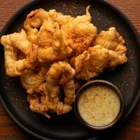 Креветки, кальмар темпура в Тяньгоу