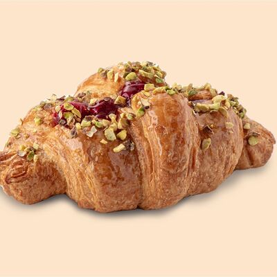 Круассан с фисташковым кремом и малиной в Кондитерская ЛЮБО по цене 240 ₽