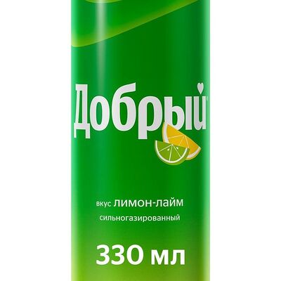 Добрый Лимон-лайм - 0,33 л в Суши NEW Пицца по цене 185 ₽