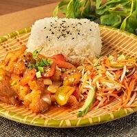 Ком Га Чуа Нгот с курицей в Нан кафе - Вьетнамская Кухня