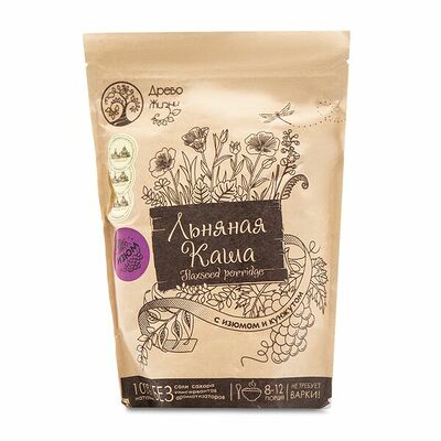 Каша льняная с изюмом и кунжутом от Анны и Ильи Бородинских, Древо жизни, Ивановская область в Азбука Вкуса Экспресс Меню по цене 176 ₽