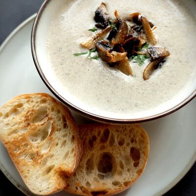 Грибной крем-суп в Rollup по цене 490 ₽