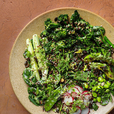 Зелёный салат, васаби, овощи, киноа в Maya по цене 990 ₽