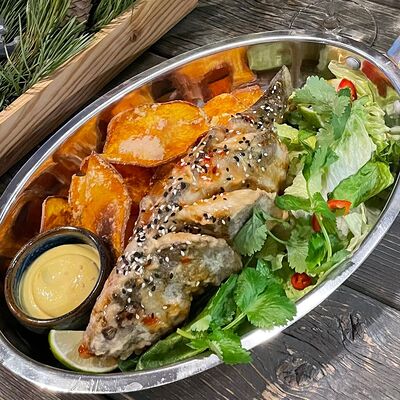 Хрустящая дорадо со сладким картофелем в Веранда по цене 1890 ₽