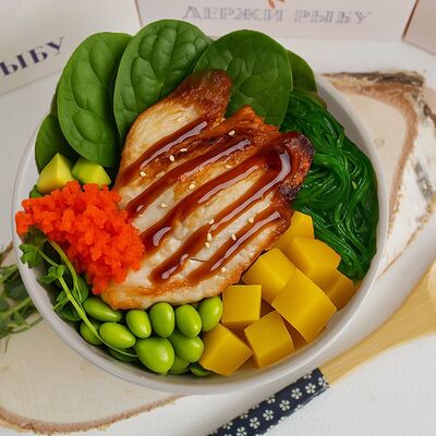 Поке классик с угрем в Держи рыбу по цене 850 ₽