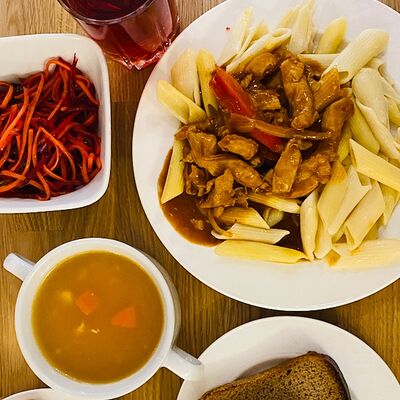 Ланч в ассортименте с куриным филе в ПроЕДУ по цене 640 ₽