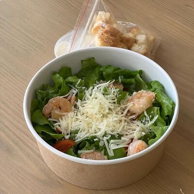 Цезарь с креветкой в Food hunter по цене 384 ₽