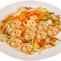 Азиатская лапша с креветками в ASIA FOOD-Вьетнамская Кухня