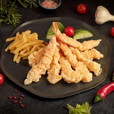 Жареные креветки в кляре в Корё по цене 840 ₽