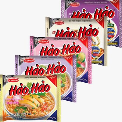 Лапша быстрого приготовления Hao Hao в ассортименте в Yammy по цене 150 ₽