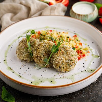 Овощные котлеты с кускусом в ЛарисуВаннуХочу по цене 430