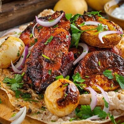 Картофель на мангале в Step Food по цене 280 ₽