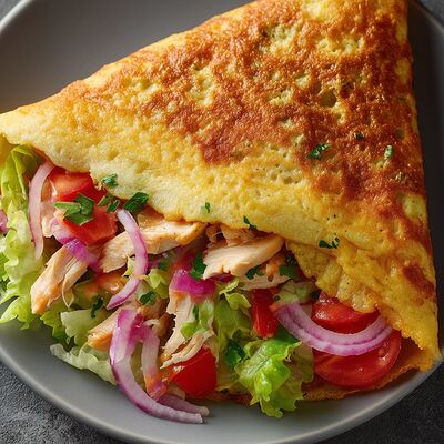 Блин Шаурма (с острой курочкой) в Mистер Блин по цене 455 ₽