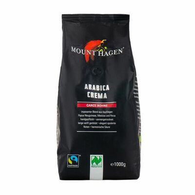 Кофе органический Mount Hagen Крема в зернах в Азбука Вкуса Экспресс Меню по цене 2498 ₽