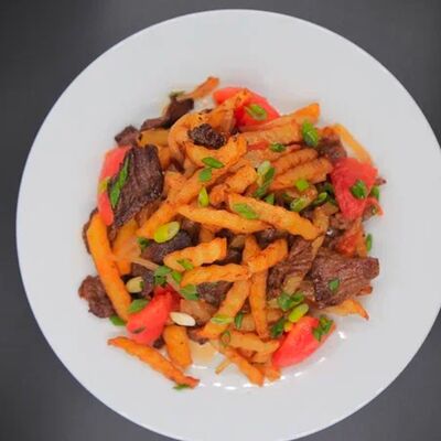 Мясо с фри в Беш манты по цене 499 ₽