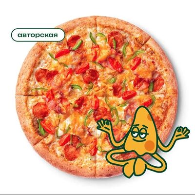 Пицца Антистресс на толстом тесте в Томат и чеддер по цене 799 ₽