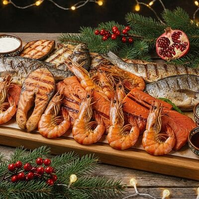 Мега сет Дары моря (2,8 кг) в Шашлычный Сет по цене 10700 ₽