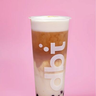 Латте с тапиокой Обьем L (большой) в Double Bubble Tea по цене 580 ₽