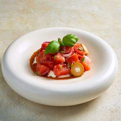 Севиче из форели с оливками и томатами в Сыроварня AndreAle по цене 750 ₽