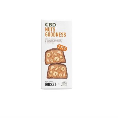 Конфеты протеиновые с фундуком и Cbd в шоколаде в Surf Coffee x Marshal по цене 260 ₽