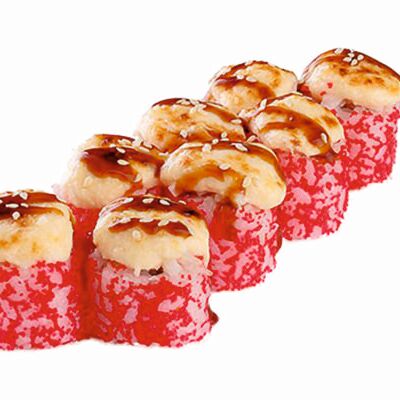 Запеченный ролл Кунсей в Йоги Суши по цене 449 ₽