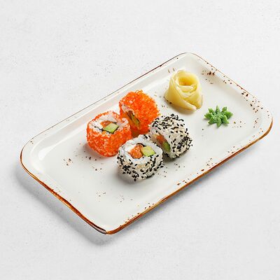 Микс с лососем 4шт в ПиццаФабрика по цене 350 ₽