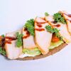 Брускетта с куриной грудкой в I-Chef био-бистро по цене 420
