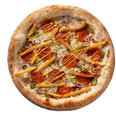 Пицца мясная фри в Кушай мясо по цене 660 ₽