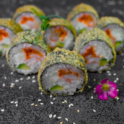 Ролл Эби темпура в Restobar Первый & Ресторан доставки Личный повар по цене 479 ₽