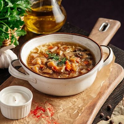 Суп с лесными грибами в Crazy Hunter по цене 420 ₽