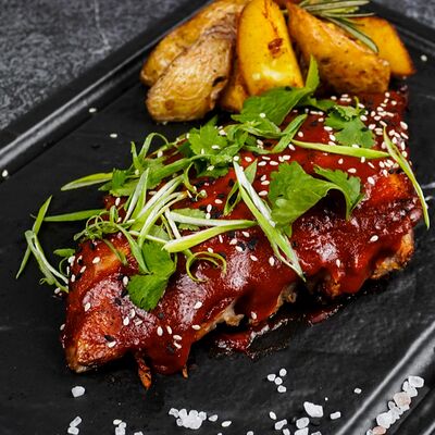 Ребра в соусе ким-чив Dimcoffee по цене 800 ₽