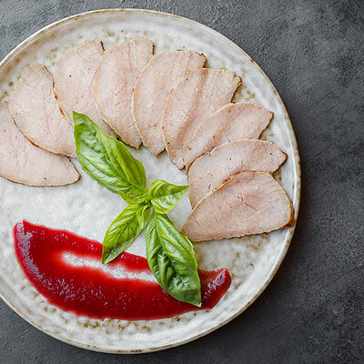 Ростбиф из говяжьей вырезки в Дюшес по цене 180