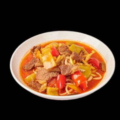 Лагман по-уйгурски в Шантимэль по цене 459 ₽