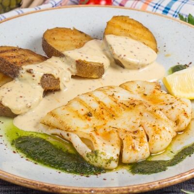 Кальмар гриль по-милански в Луиджи & Тосё по цене 279