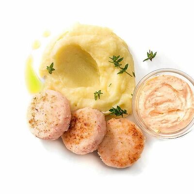 Крабовые котлетки в Перчини на огне по цене 705