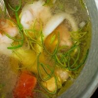 Рыбный суп с морепродуктами в Gino Cafe